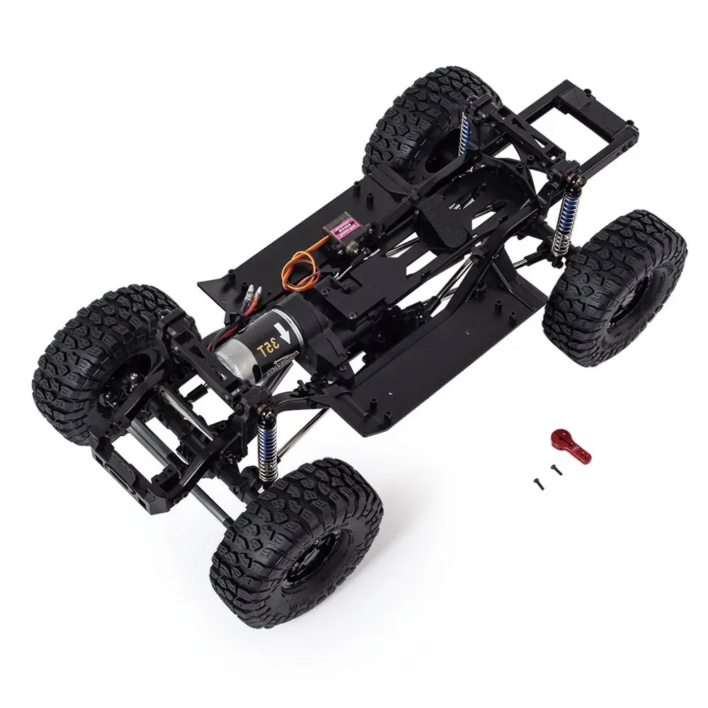 TRX4 2-Speed Gearbox Frame Chassis with 550 35T Motor for 1/10 RC Crawler Car TRX-4 DIY Upgrade Kit Parts