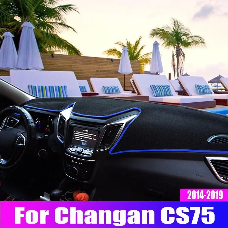 

Чехол для приборной панели автомобиля Changan CS75 2014 2015 2016 2017 2018 2019