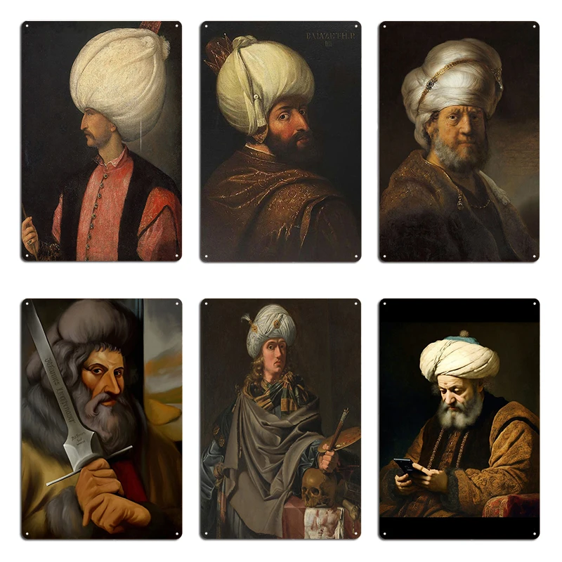 Affiche Personnalisée en Métal de Mehmed The ConTim, Affiche de 18/Signe