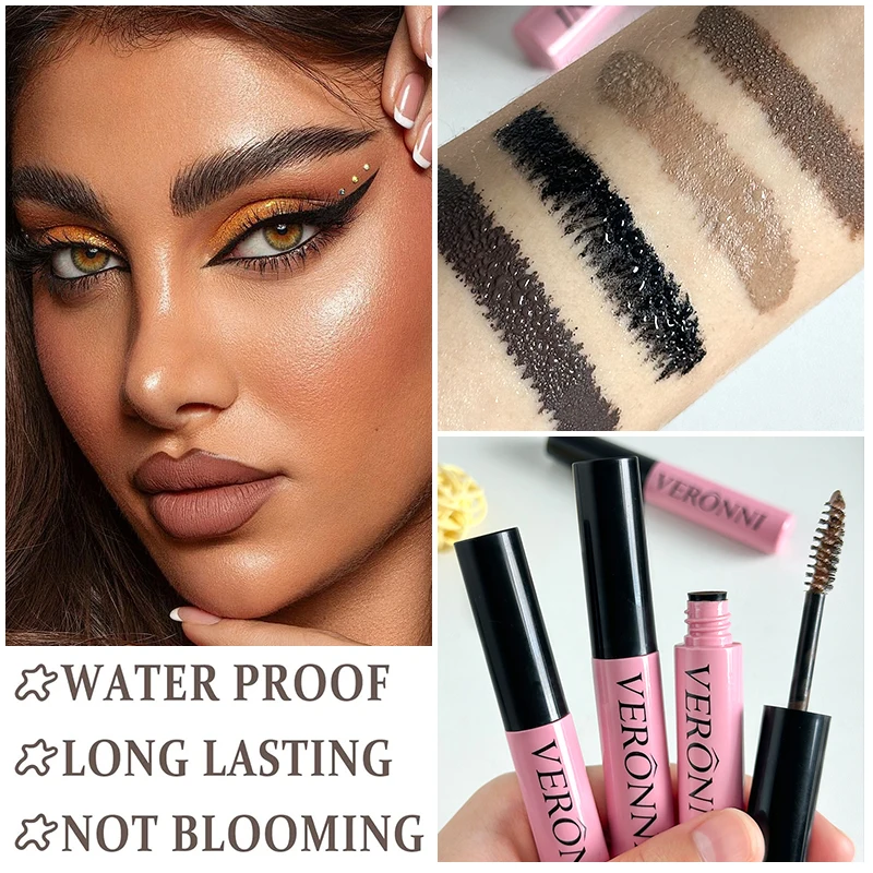Máscara de cejas teñida natural, maquillaje de tinte de cejas de 4 colores, larga duración, resistente al agua, tinte de cejas, potenciadores de tinte, cosméticos de gel