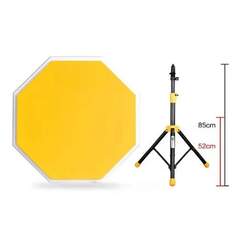 12 بوصة طبل صامت المحمولة المهنية ممارسة مجموعة طبلة الأطفال الكبار المبتدئين كتم الطبول 1 وسادة أدوات قرع