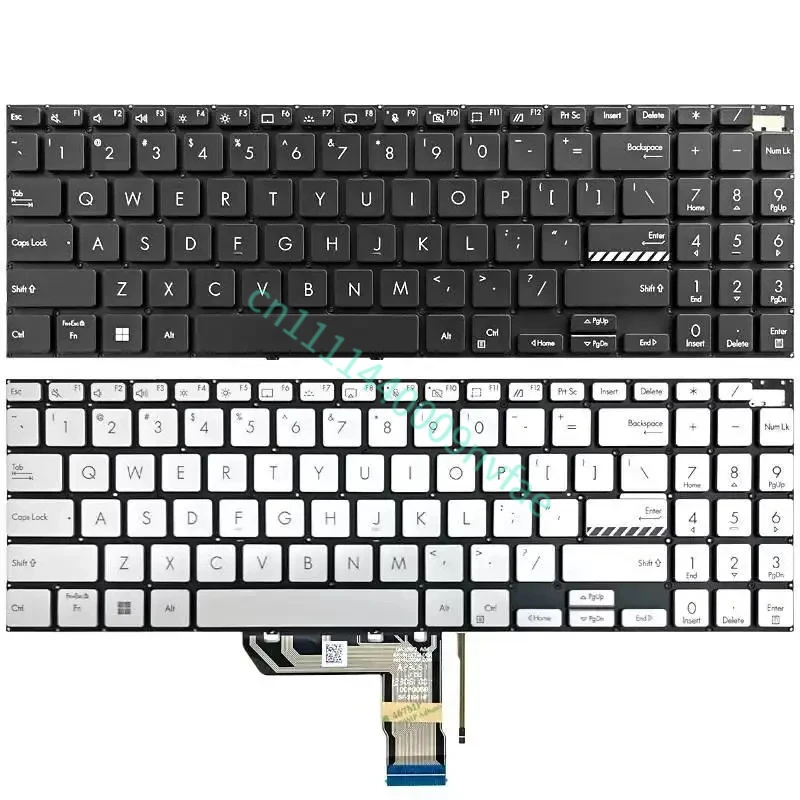 US layout for Asus M3500 M6500 M7600 K3500 K6500 D3500 P3500 X3500 Laptop Replacement Keyboard 0.3