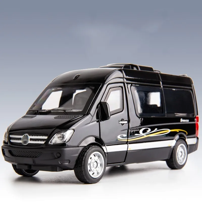 1:32 Mercedes Benz Sprinter RV Alloy Car Model Diecasts & Toy Vehicles Toy Cars Kid Toys For Children Gifts Boy Toy