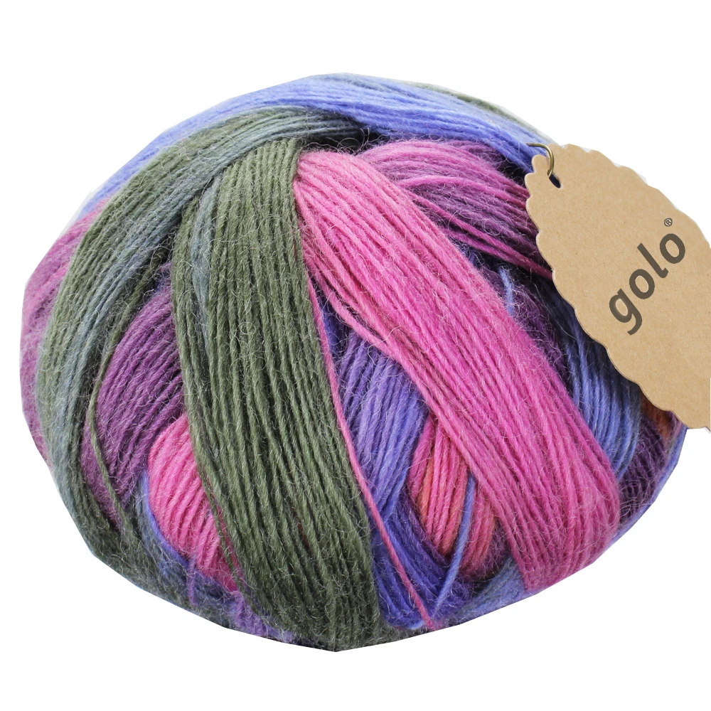 golo wool yarn for weaving Knitting Wool ball Cashmere yarn for hand knitting