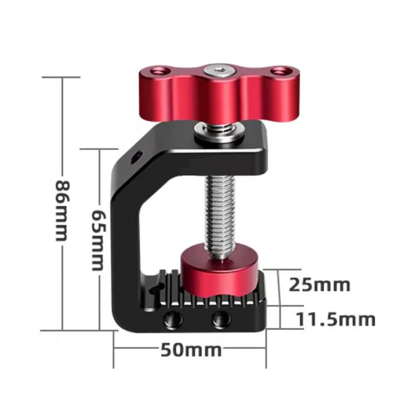 For desktop, monopod, tripod replacement, photography accessories - Multifunctional C-pliers camera mounting bracket