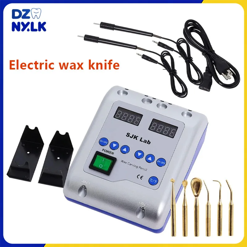 

Dental Electric Waxer Knife Carving Machine Double Carving Pen 6 Wax Tips Dental Lab Equipment Electrical Wax Carver Dentistry