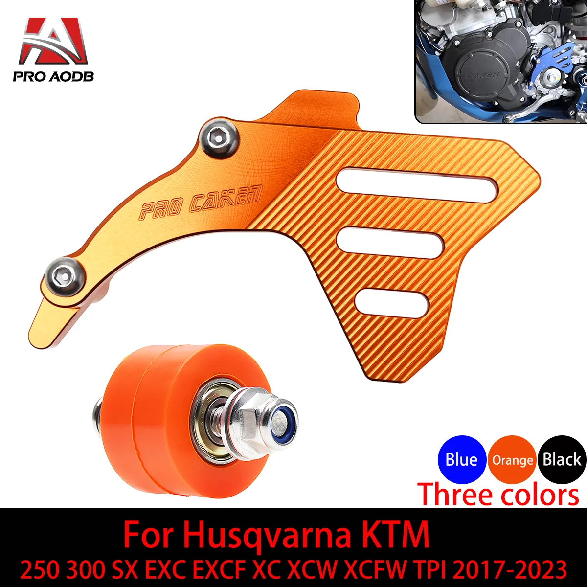 

Motorcycle CNC Sprocket Cover Case Saver Guard Protector For Husqvarna TC TE TX FC FE FX 250 300 350 2016-2023 Motocross Parts