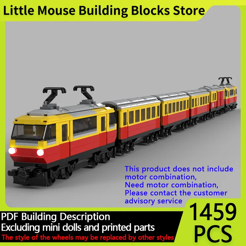 

City Car Model MOC Building Bricks High-Performance 7740 Train Modular Technology Gifts Holiday Assemble Children Toys Suit