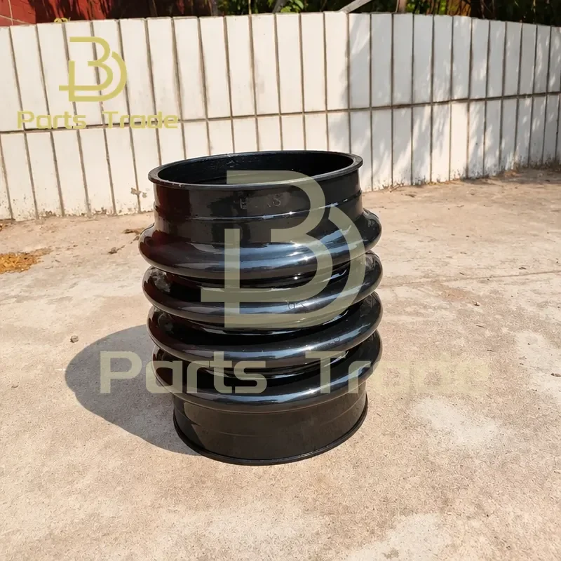 for Black Polyurethane Jumping Jack Bellows Boot 17x24.5cm for Ramper Compactor Tamper Power Tools Accessories