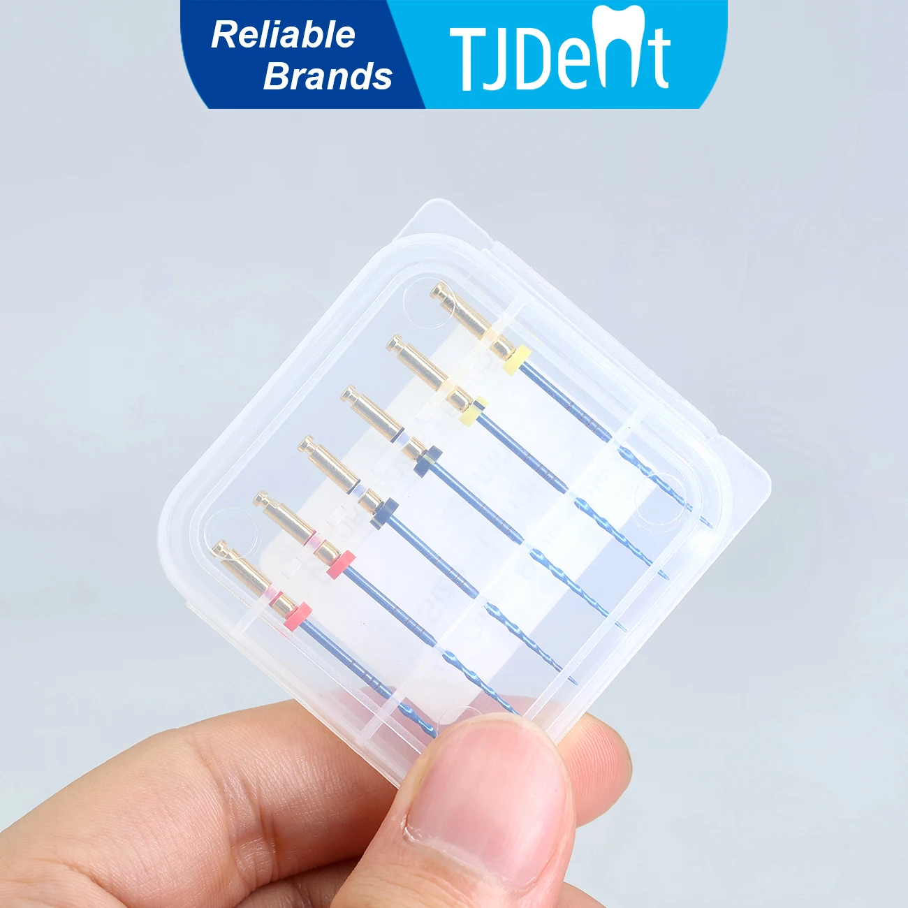 

TJDent 6 шт./кор. стоматологические роторные синие эндодонтические файлы 25 мм, использование двигателя Niti, роторный напильник для корневых каналов, стоматологические инструменты, инструменты