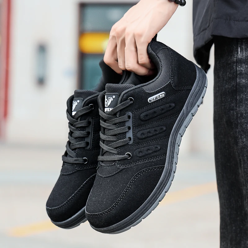 Large size Hot Outdoor Hiking and Mountaineering Shoes Men's Fashion Leisure Sports Shoes Classic Style Hiking Flat Footwear - Image 6