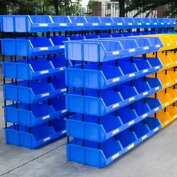 Plastic Storage Organizer for Hardware and Small Parts in Home Office and Garage Storage Box