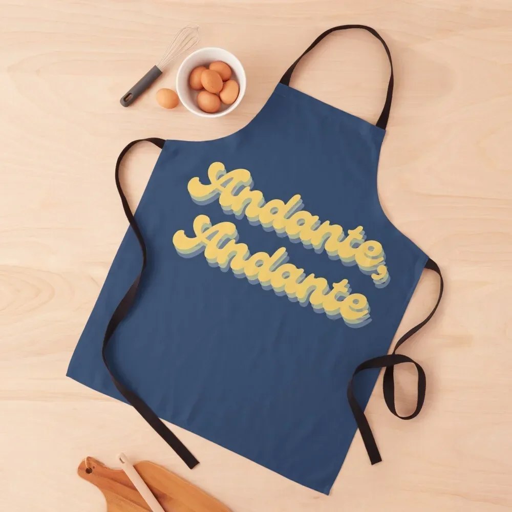 andante andante mamma mia donna dynamos movie Apron Household Items japanese woman Kitchen on the wall Apron