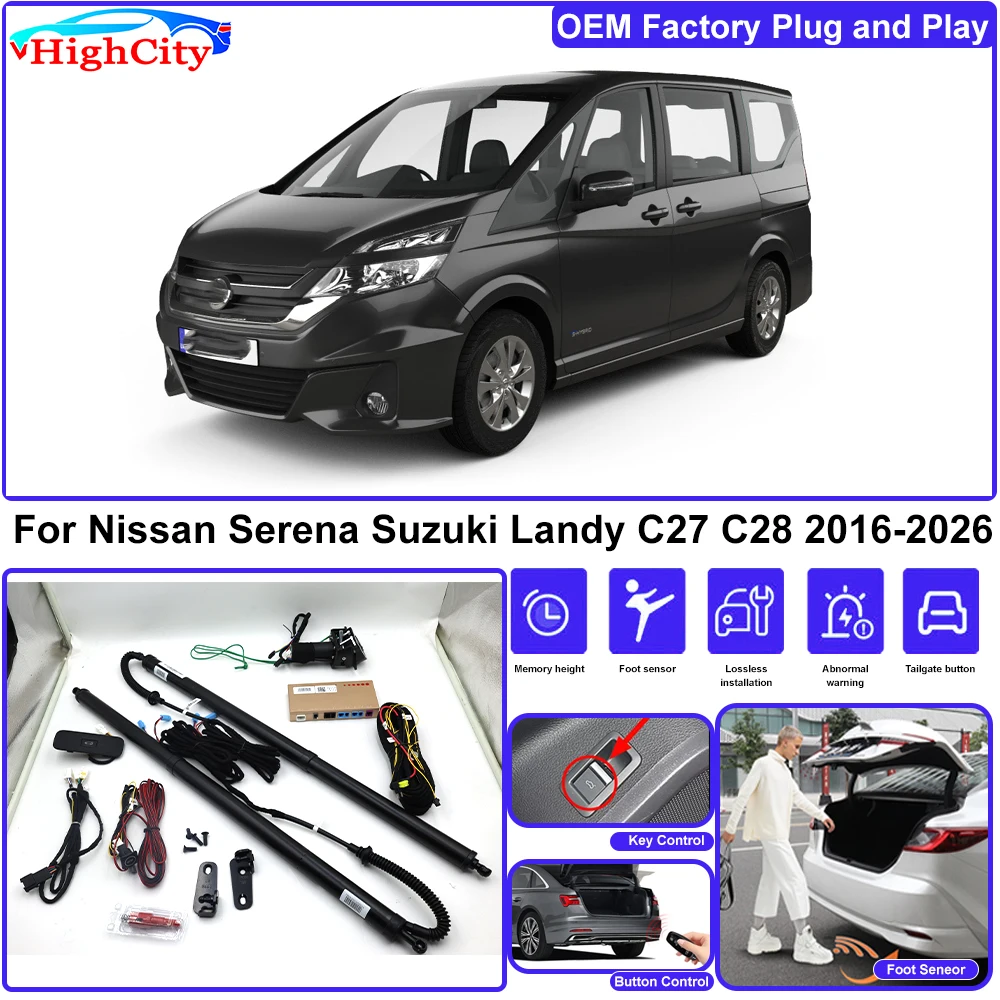 For Nissan Serena Suzuki Landy C27 C28 OEM Smart Electric Lifting Kit Trunk Electric Tail Gate Lift Powered Tailgate Liftgate