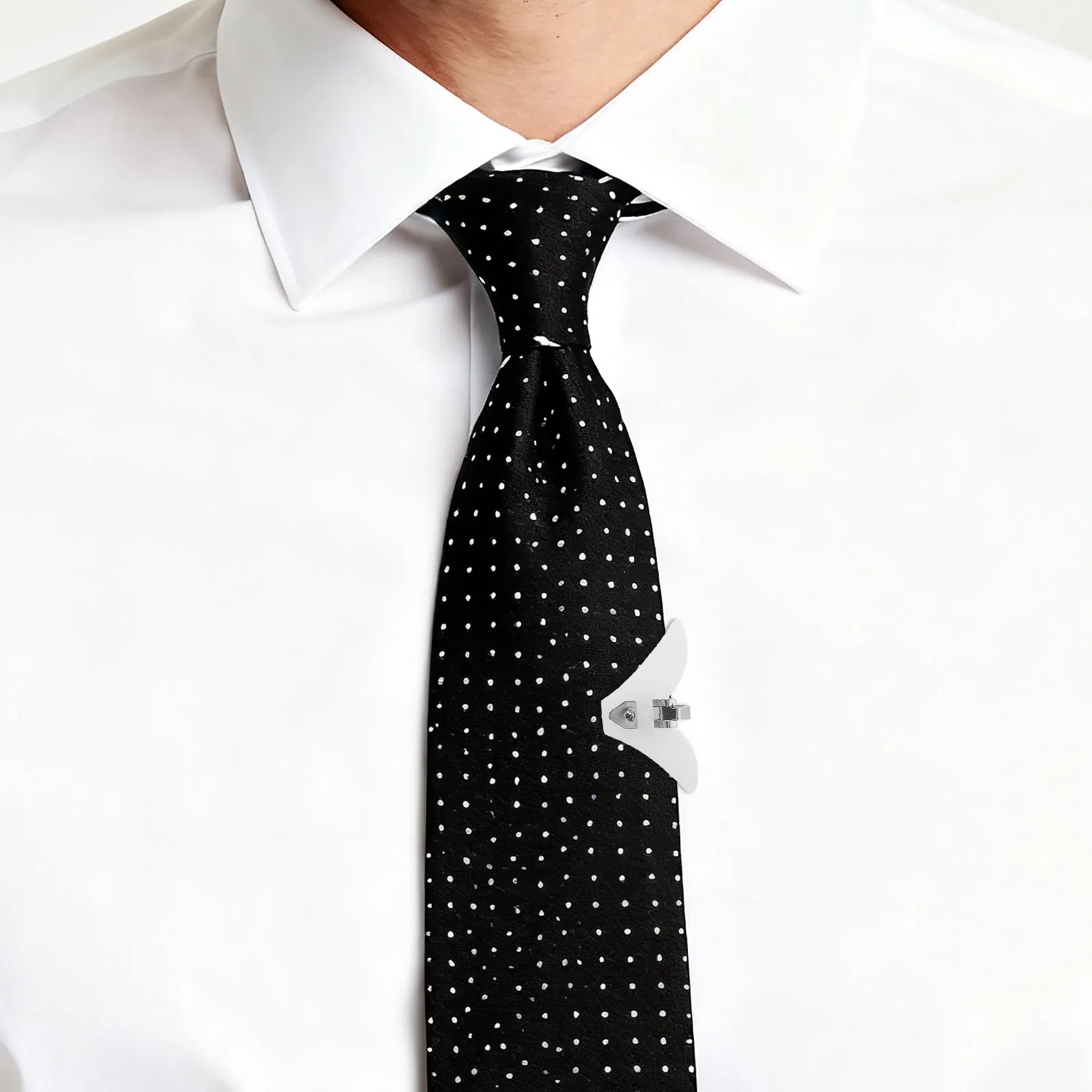 10Pcs Men's Tie Clip Set Minimalist Metal Necktie Clip for Business Formal Wedding Suit Accessories Sturdy Bowtie Hardware