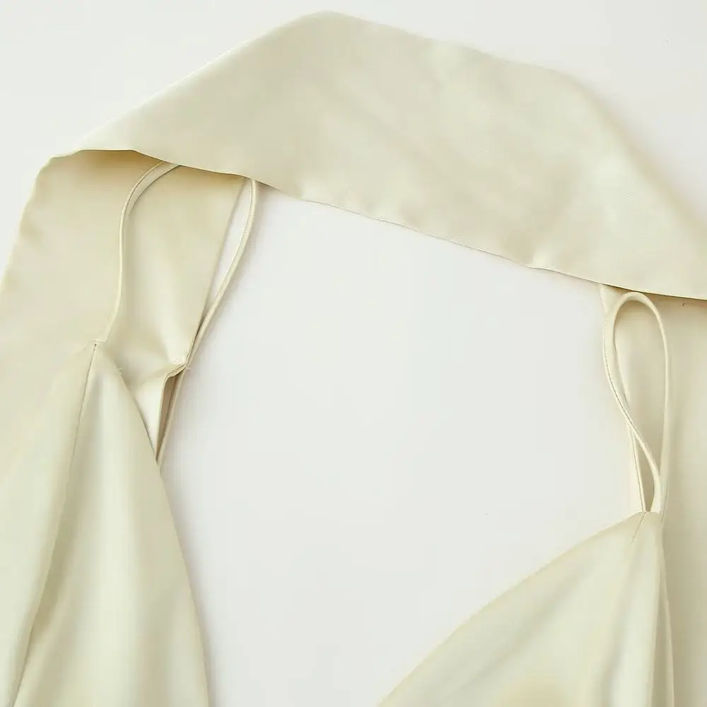 JNLEAOG Jedwabny Satynowy Szal Damski Dr 803333 727 Wiosna Nowa Moda l Talia Francuski Szal Letnia Sukienka Svel