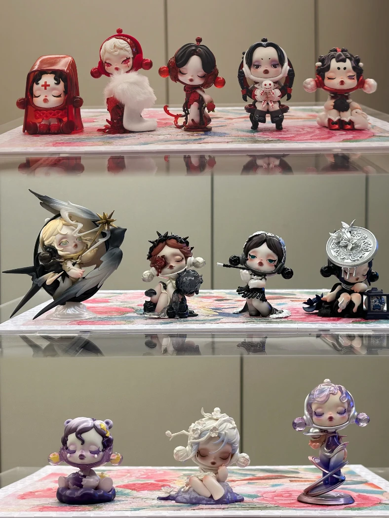 Genuine Sp Elevator Skullpanda Figure Valentine'S Day Nana Black Maid Butterfly Miss Collection Cartoon Compass of Light To Gift