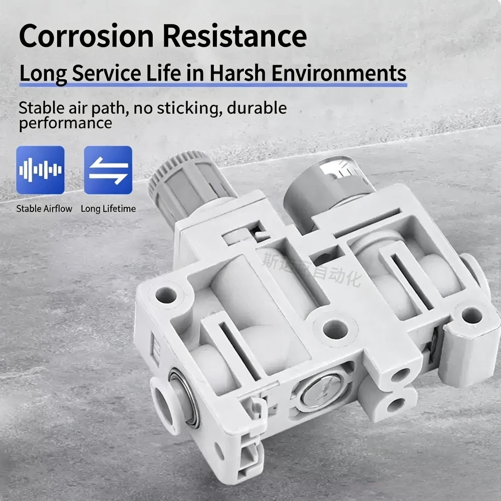 Precision Pressure Regulator ARM5SA-06-A/ ARM5SA-08-A1820 Miniature Integrated Pressure Reducing Valve with Vibratory Feeder for