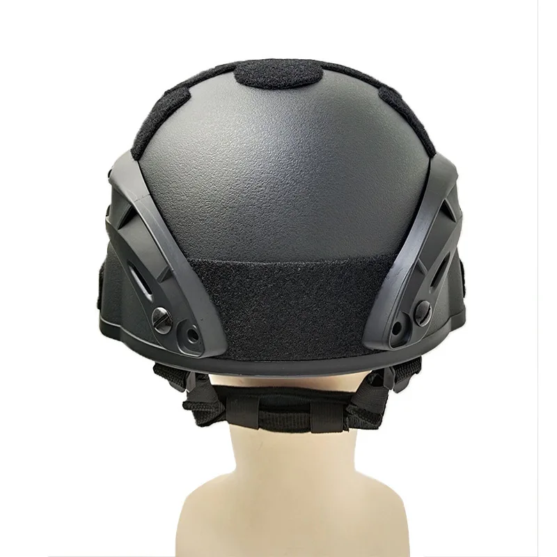 Casco tattico per allenamento CS Gioco Cosplay Cappello di protezione di sicurezza ABS con binario di guida multifunzionale
