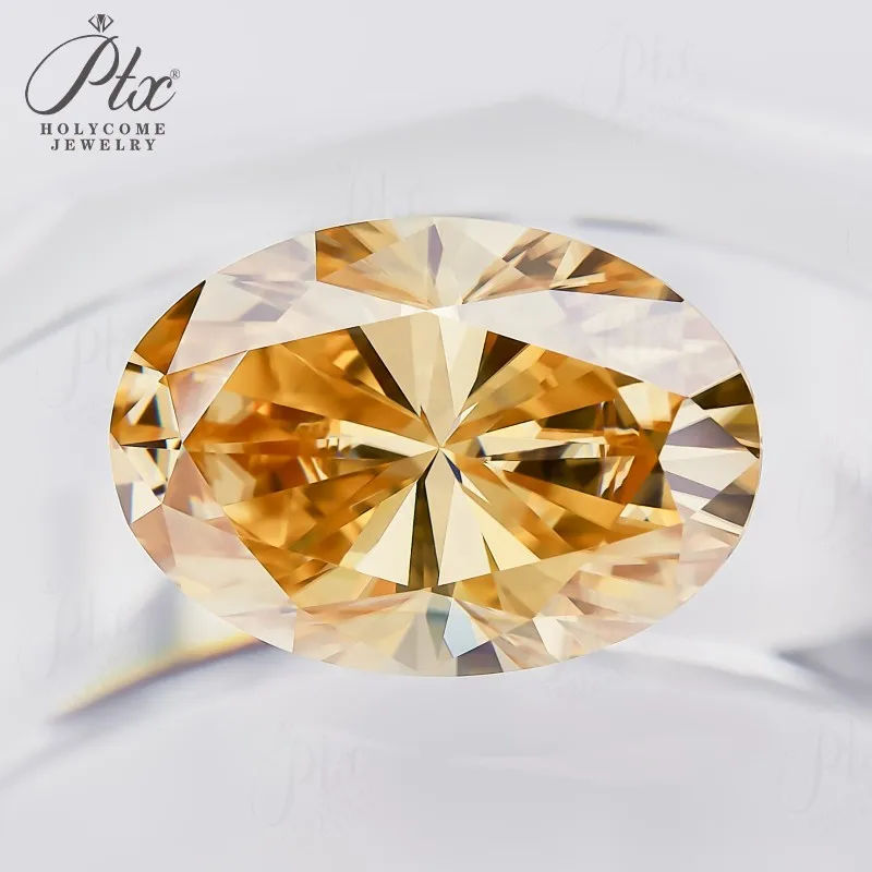 

0.3-10CT Moissanite Stone Oval Shape Brilliant Cut Multicolor VVS1 Clarity Diy Accessories ​Factory Outlet Pass Diamond Tester
