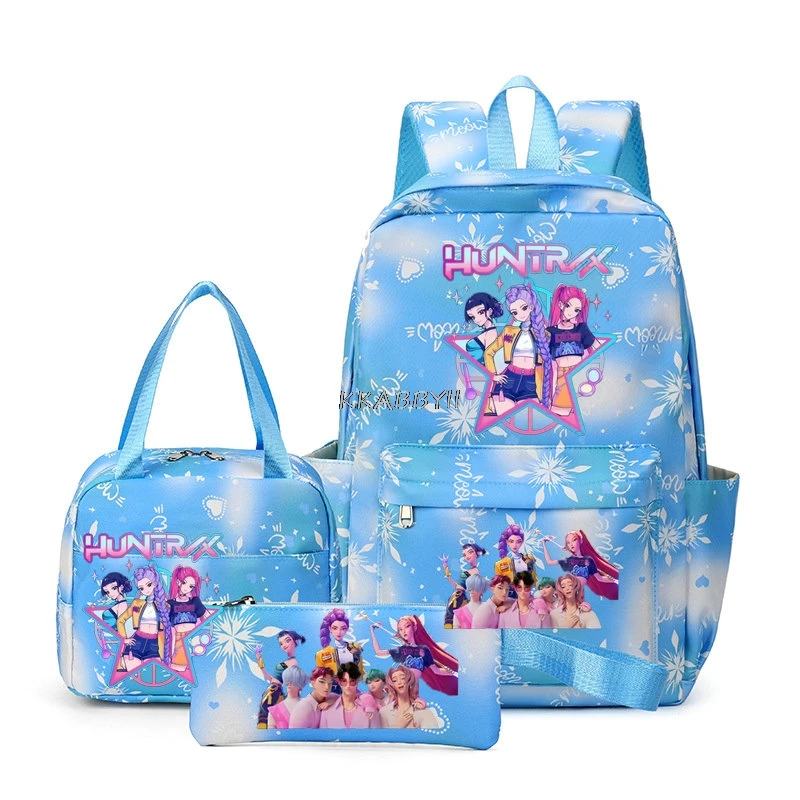 Backpack 3pcs set Rumi Mira Zoey School Bag Lunch Bag Pencil Case Girl Back To School Gift Leisure Mochila Teens Travel Bags