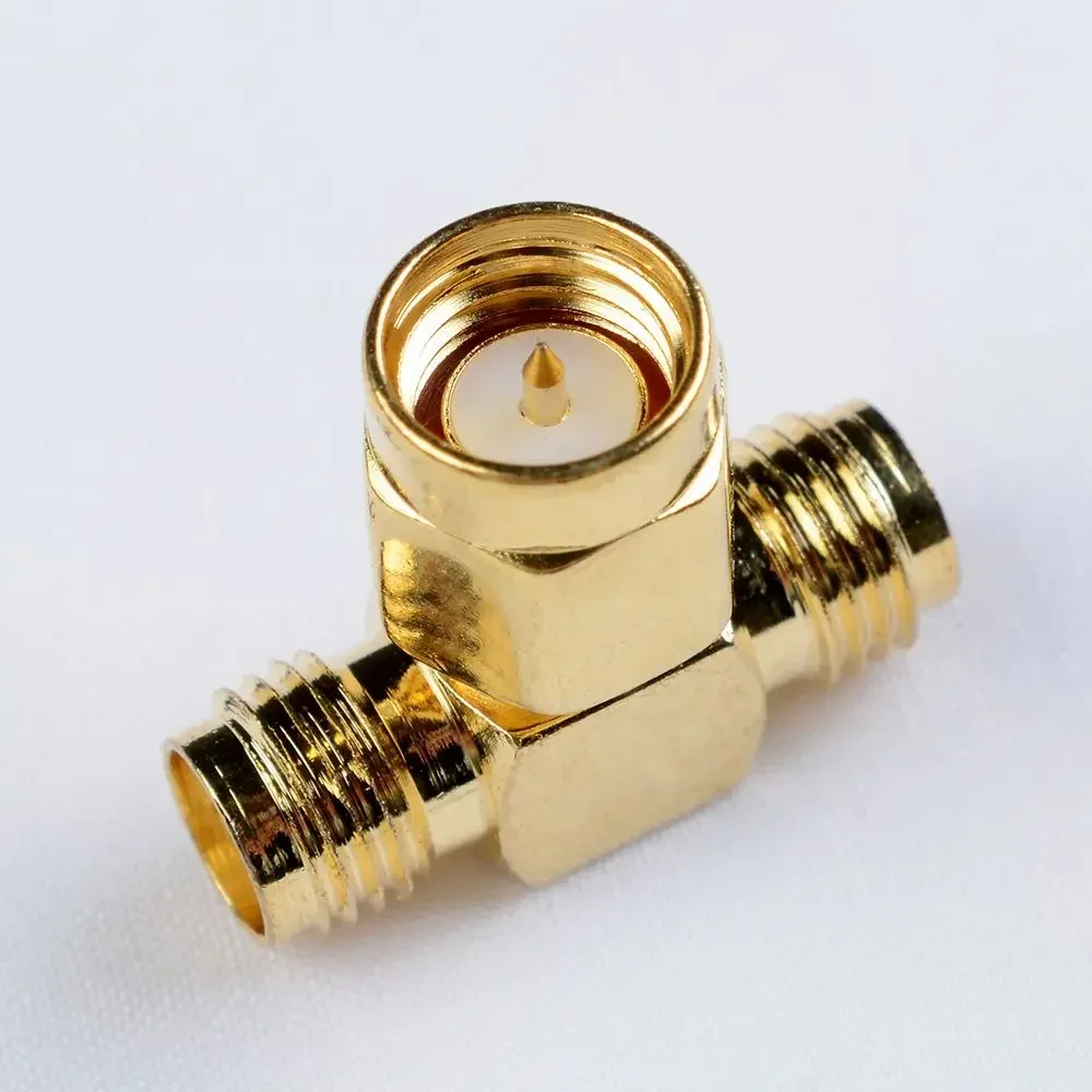 3 طرق الفاصل SMA ذكر إلى اثنين SMA أنثى الثلاثي T RF محول موصل