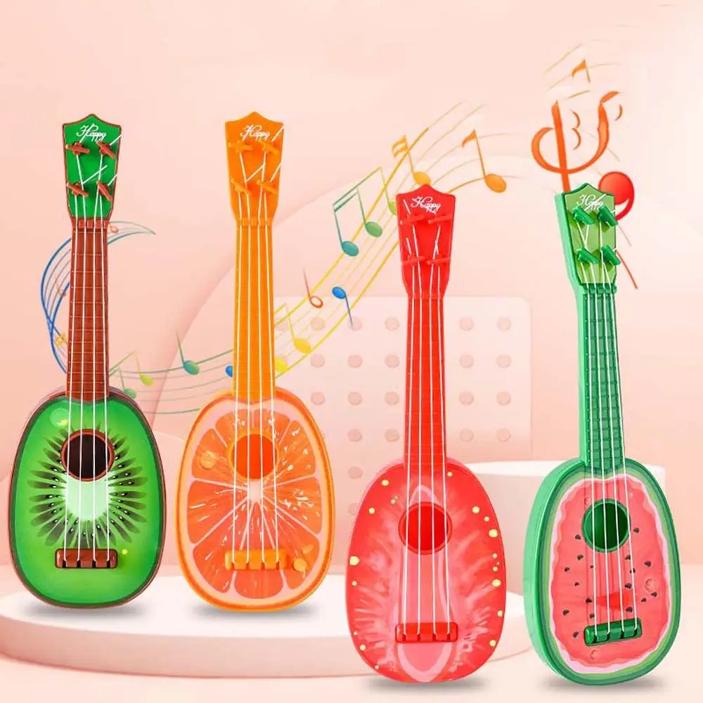 Giocattoli Educazione precoce Intrattenimento Educazione Giocattolo pendente Strumento musicale Ukulele Strumento musicale Giocattolo Chitarra giocattolo