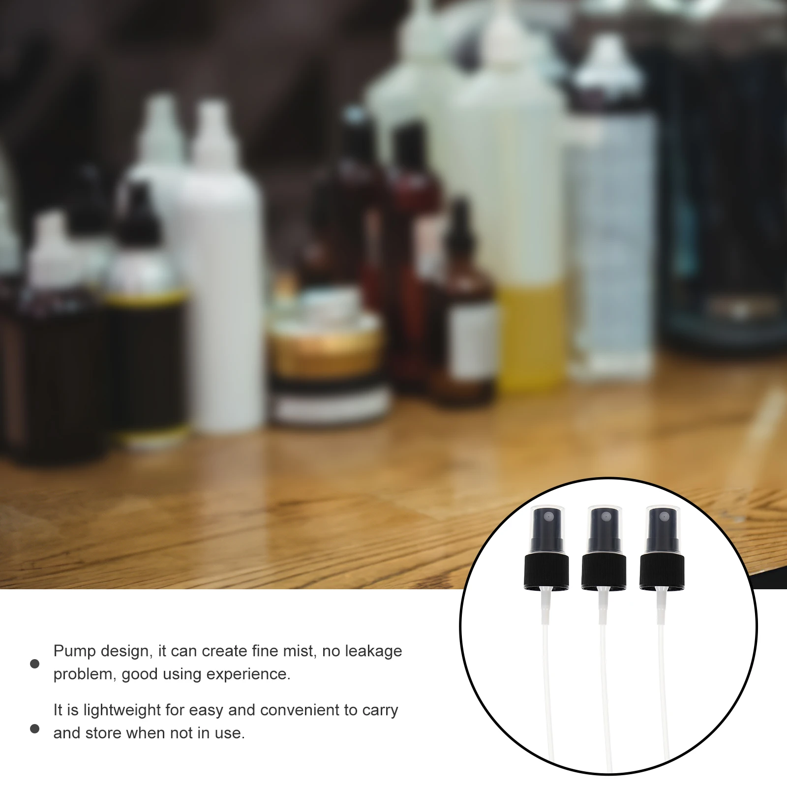 

40Pcs Spray Nozzle Replacement Fine Mist Pump Sprayer Leakproof for Perfume Hair Spray Bottle Nozzles