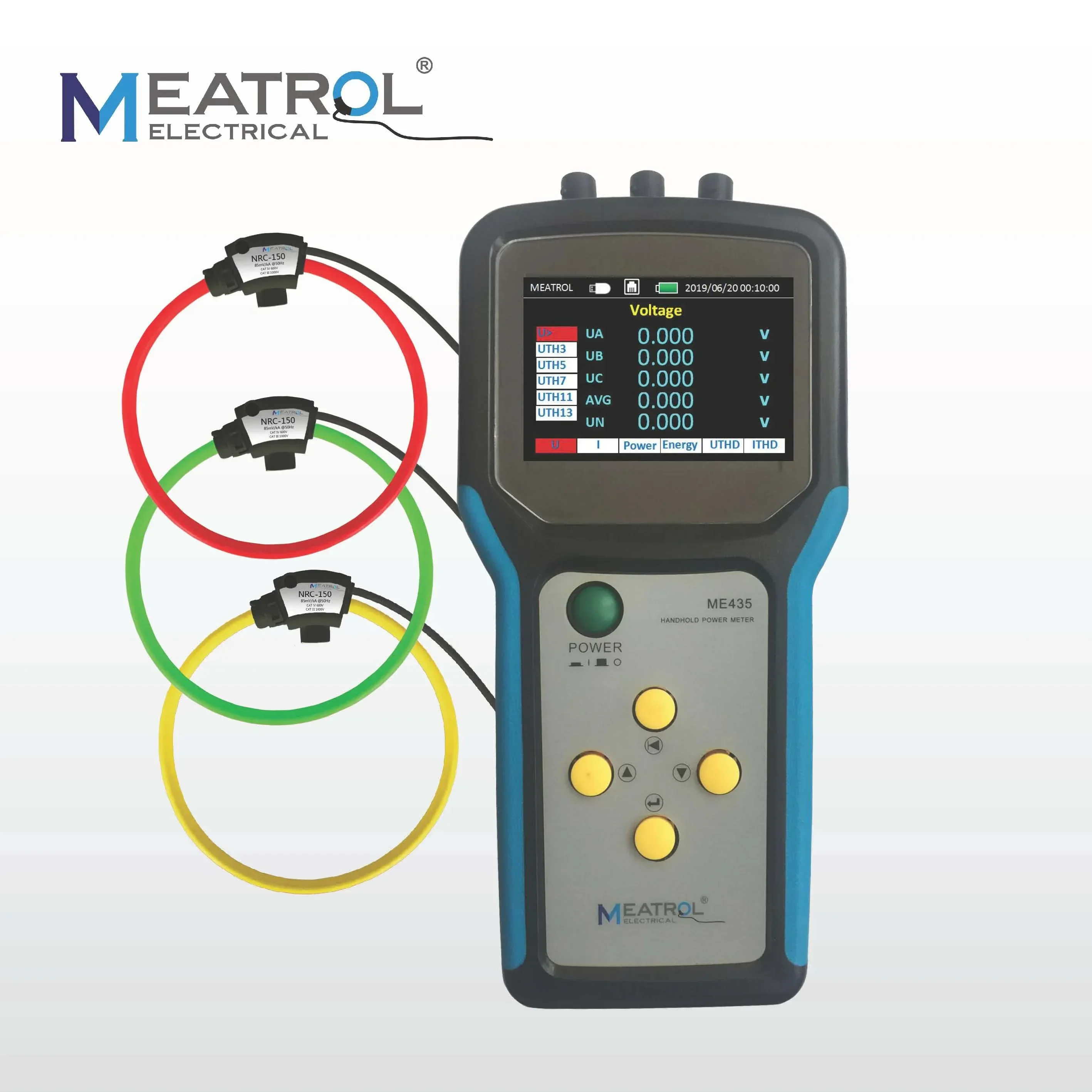 2026/MEATROL ME435 Digital Three-Phase Power Quality  and Data Logger Meter