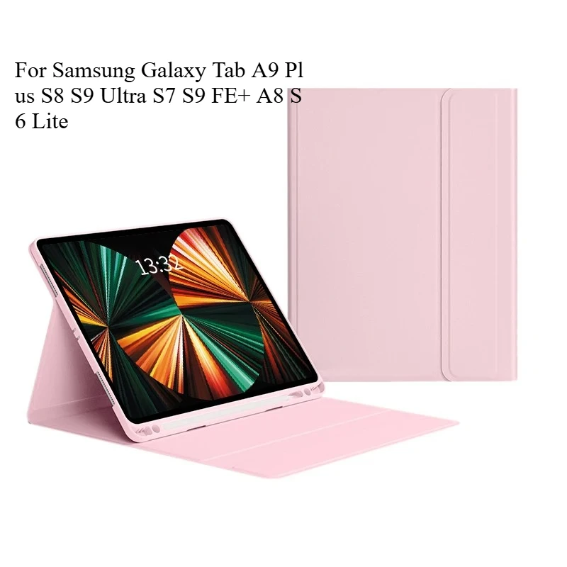 

Colorful Candy Magnetic Leather Case Cover For Samsung Galaxy Tab S6 Lite A9 Plus S7 S8 S9FE Tab S8 Ultra Tab S9 Ultra S10 Plus