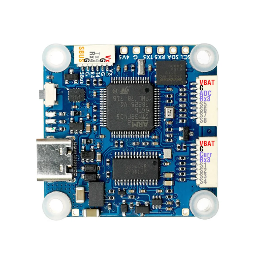 MATEK F405-HDTE F4 Flight Controller STM32F405 Built-in Dual BEC OSD Blackbox 3~12S LiPo 30X30mm for FPV Drone instead F722-HD