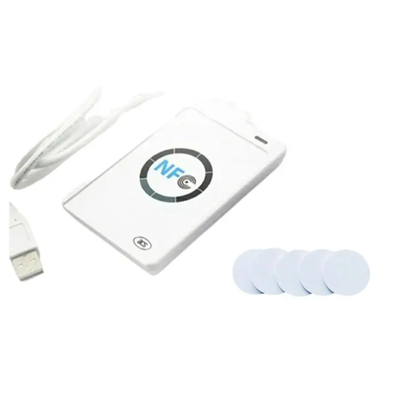 ABZZ-ACR122U Programmer ISO14443 Smart Chip Card Reader 13.56Mhz Tag Clone Copier IC 1K S50 Token Writer Duplicator (A)