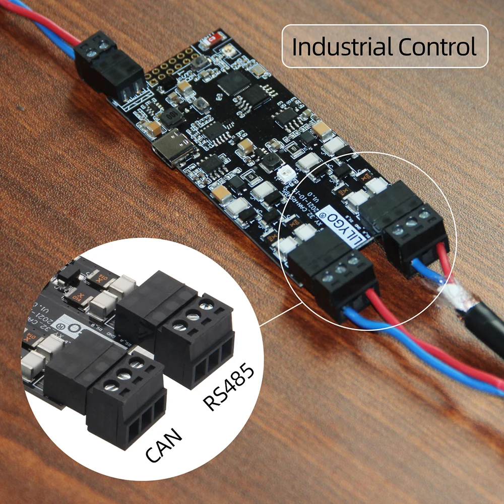 Imagem -03 - Pode Rs485 Suporta Cartão tf Wifi Bluetooth Iot Engenheiro Módulo de Controle Placa Desenvolvimento T-can485 Esp32