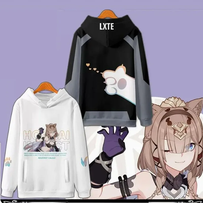 Game Honkai Impact 3 Pardofelis Cosplay Hoodie Women Men Harajuku Sweatshirt Streetwear Hip Hop Pullover Hooded Jacket Outerwear