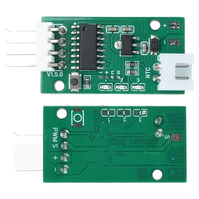 HGHO Low Power Standby Cooling PWM Fan Speed Governor 5V 12V 4-Wire Fan Temperature Controller 343 Combination Modes