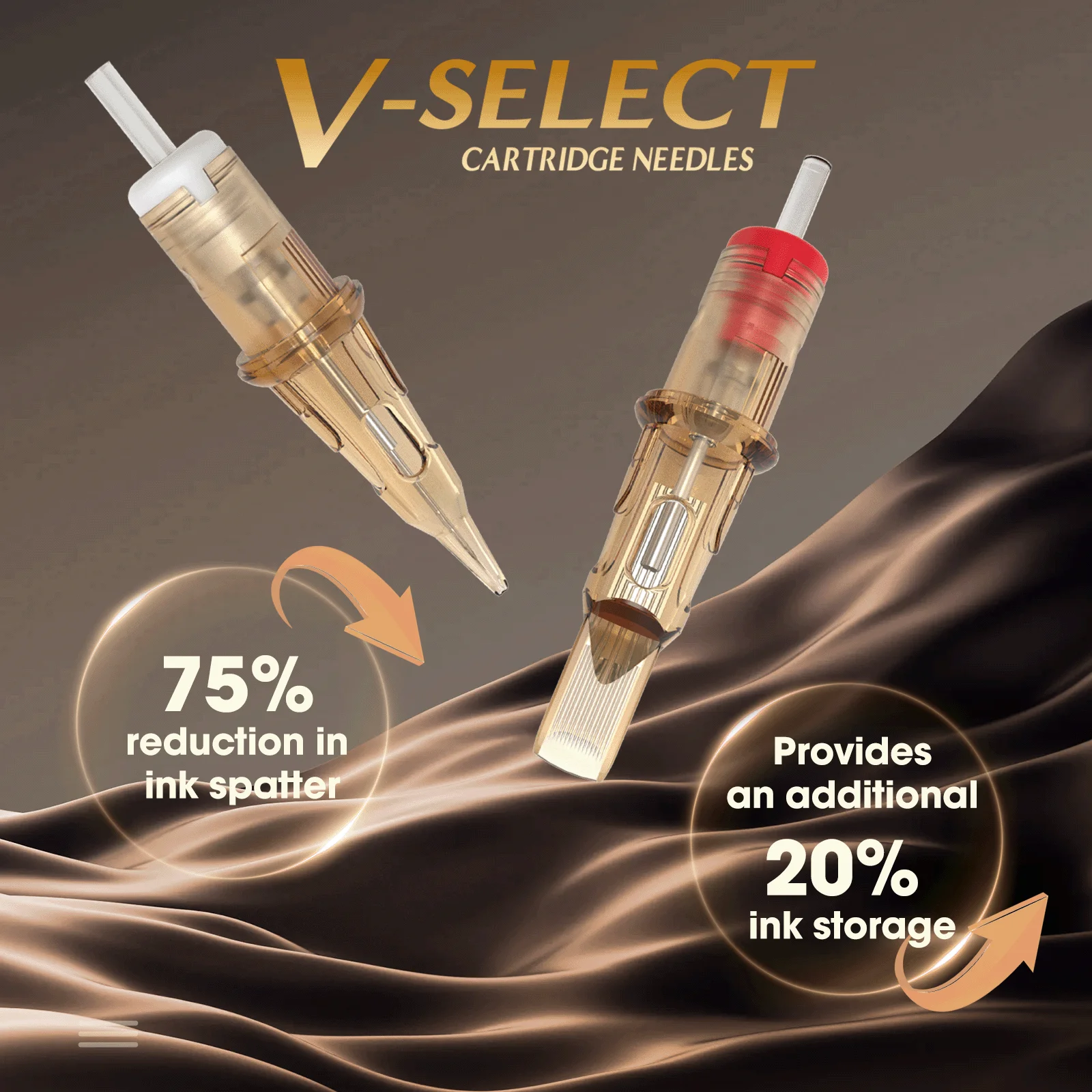 cartucho EZ V-Select, Kits de agulhas descartáveis para tatuagem pena giratória da máquina , membrana de segurança ,agulhas descartáveis,cartucho EZ V-Select, tamanhos mistos, RL, RS, M1, CM, 50pcs