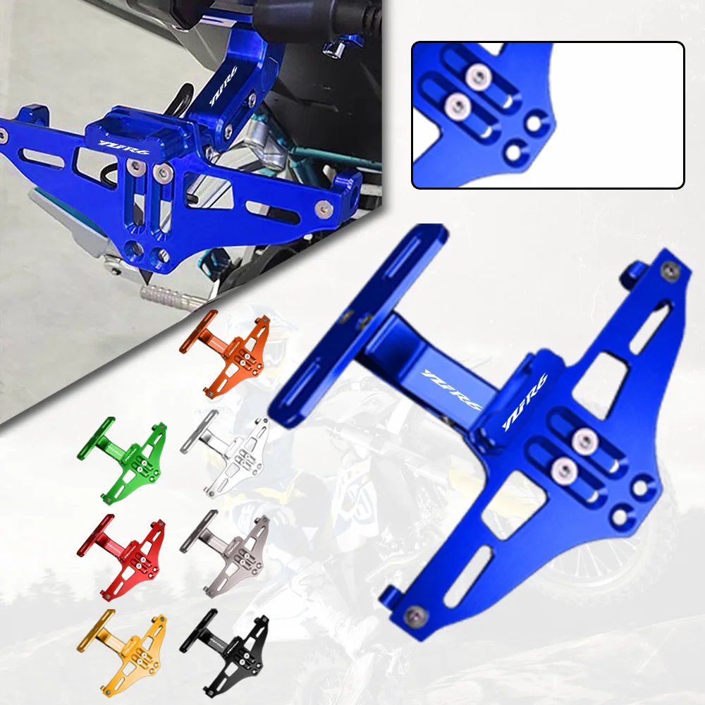 

For Yamaha R6 YZF-R6 YZF R6S YZFR6 2023 -1999 Motorcycle Rear License Plate Mount Holder & Turn Signal Lights LED License Frame