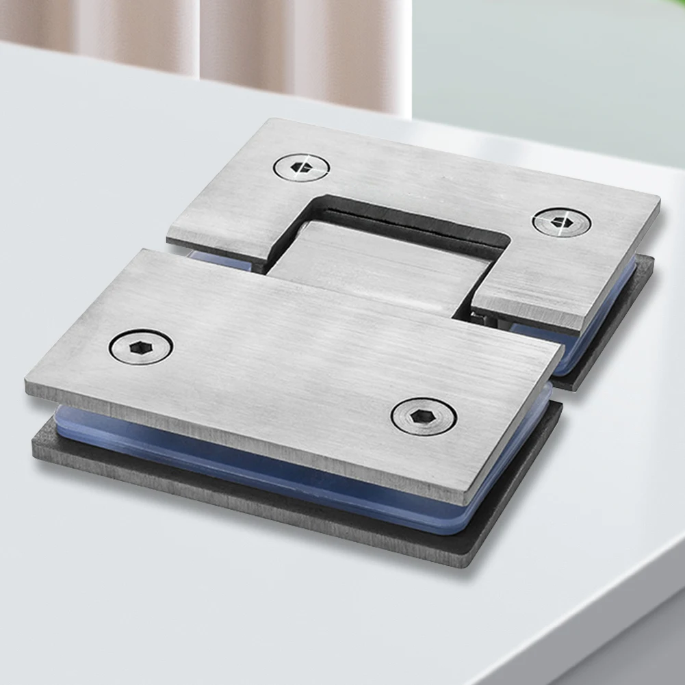 

Зажим для стекла на 180 градусов из нержавеющей стали 304, сверхмощный кронштейн-зажим для стекла, петля для душевой двери, запасные части для мебельных петель