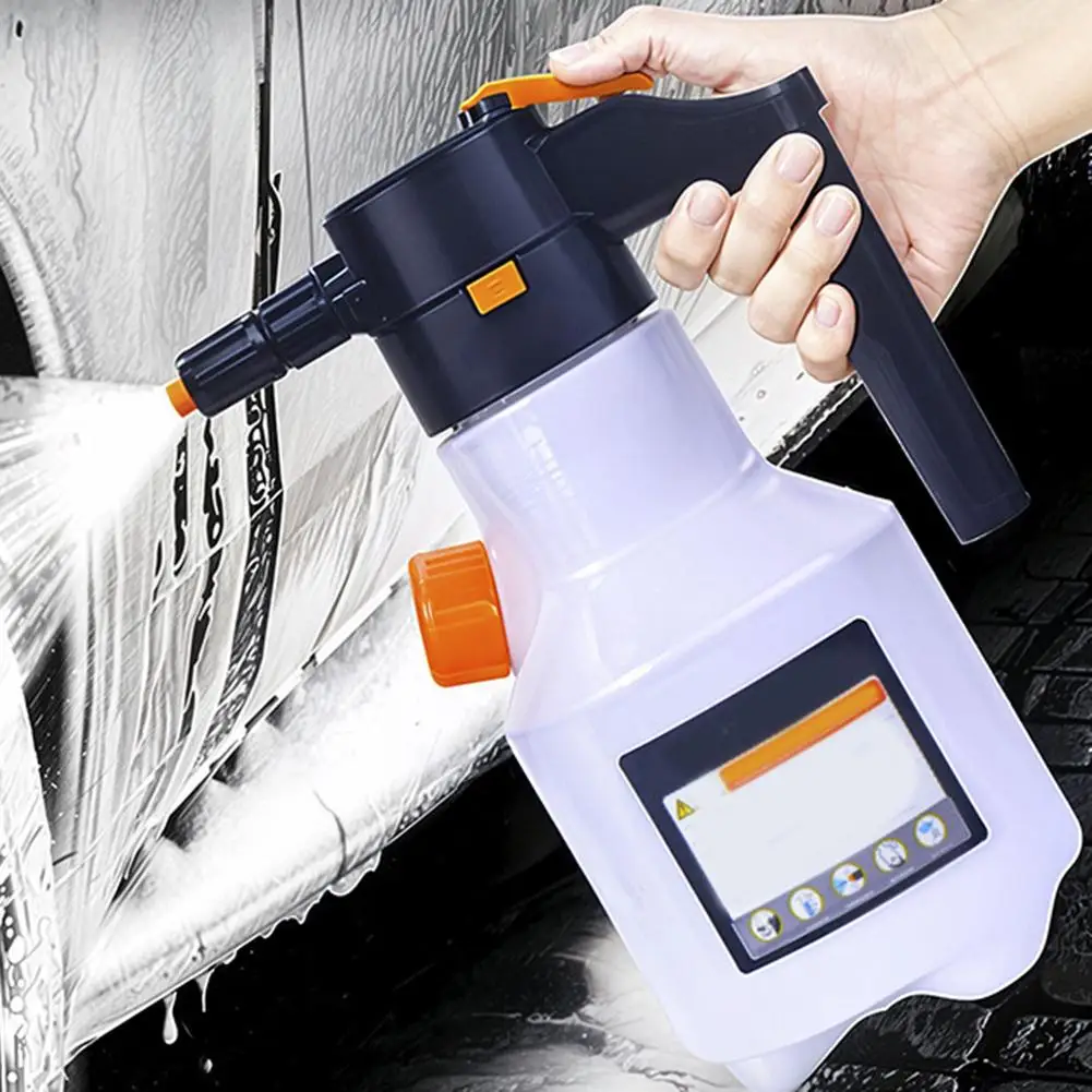 

Ручной электрический распылитель пены 2 л для дома и чистки автомобиля. Легкий дизайн с возможностью высокого давления воздуха.