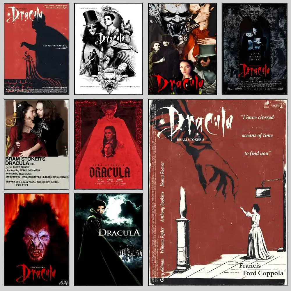 movie Bram Stoker's Dracula Poster Wall Posters Self-Adhesive Wall Stickers Home Decoration for Bedroom Living Room