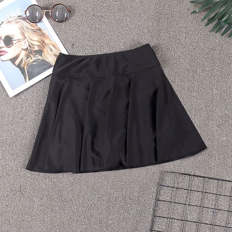 Tennis Skirt with Built-in Shorts Women Summer Black Golf Skirt Stretch Flowy Mini Skort Teen-girl Balletcore Gym Sporty Outfit