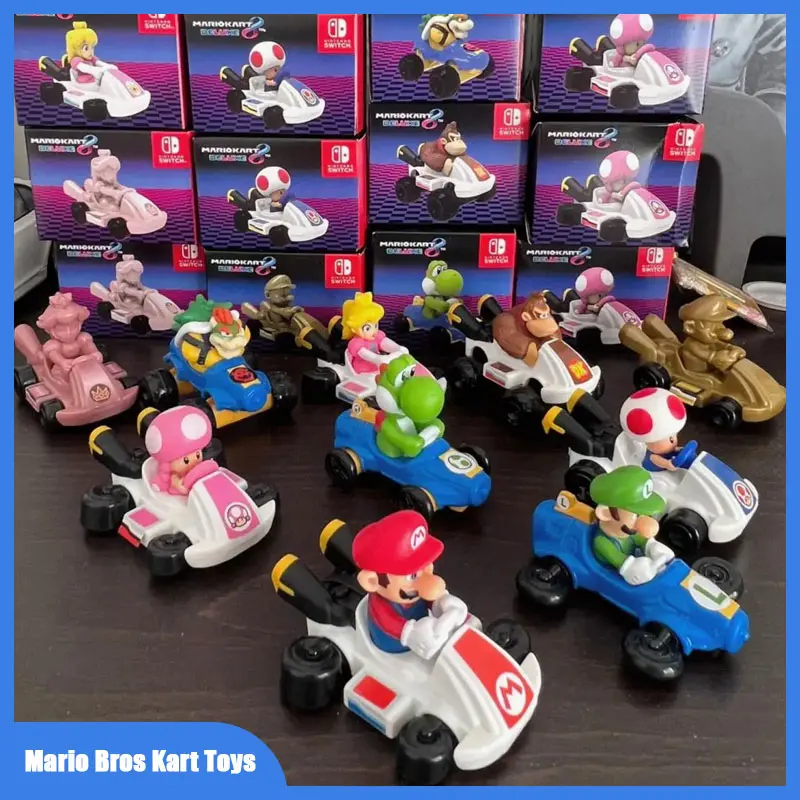 2024 McDonald series Mario Bros HAPPY MEAL TOYS action Figure Collectible model Toy Decoration Kids Christmas Gifts