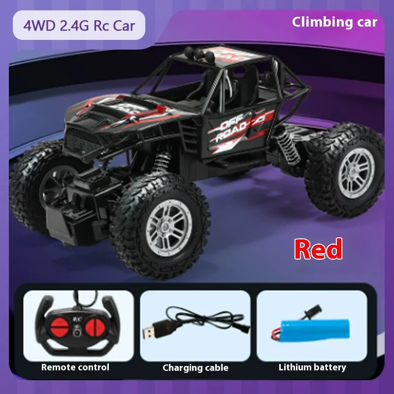 

2.4G Rc Car Long Endurance High-Speed 4wd Power Climbing Remote Control Car Electric Off-Road Racing Children'S Toy Gift