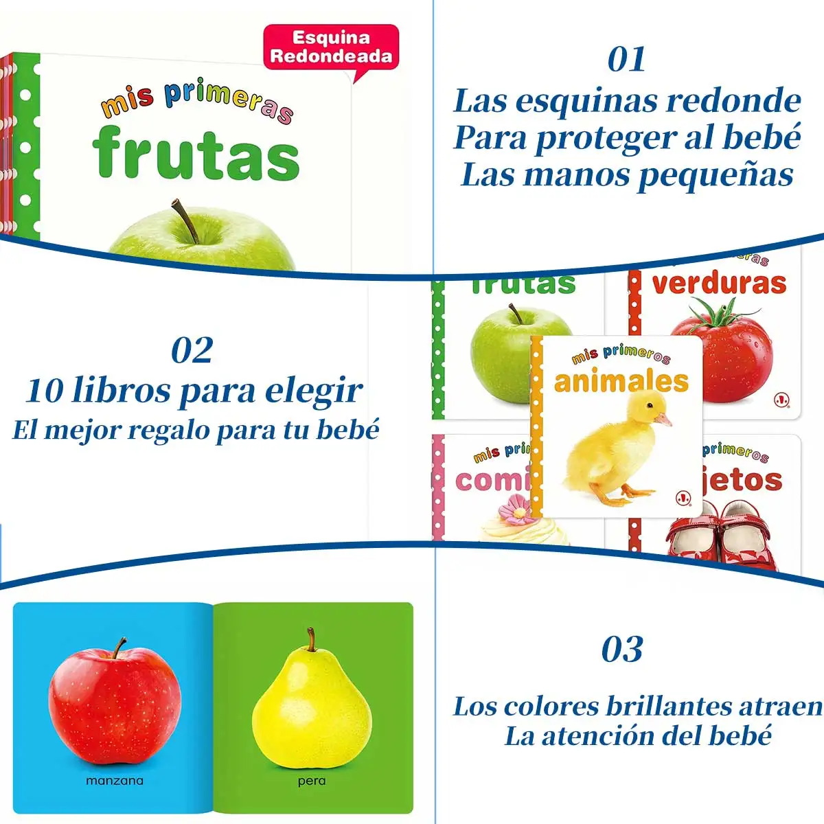 1 Set Of 10 Spanish Children\'s General Knowledge Encyclopedias Children\'s Enlightenment Puzzle Readers Early Learning Books Gift