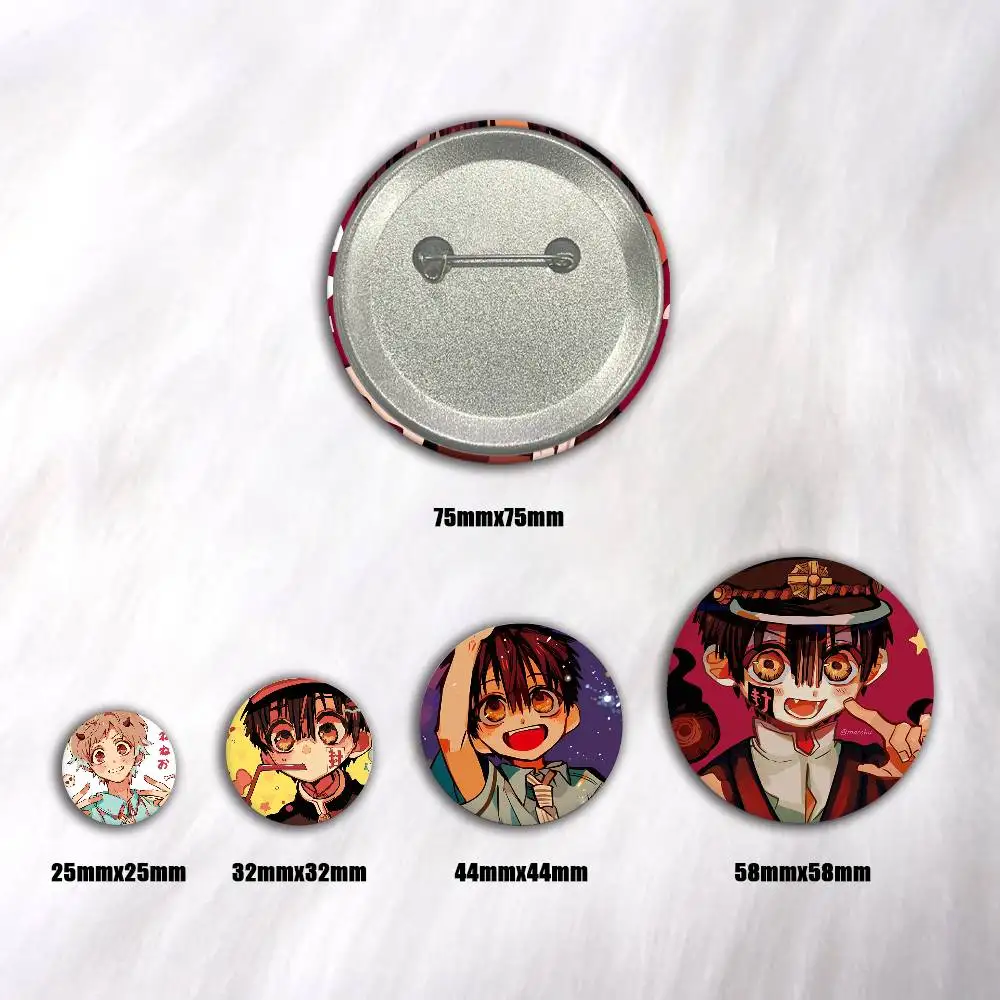 A-k-Kou H-Hanako Kun Yashiro Anime Round Badges, Brooches, Clothing Accessories, Birthday Gifts, Anime Conventions