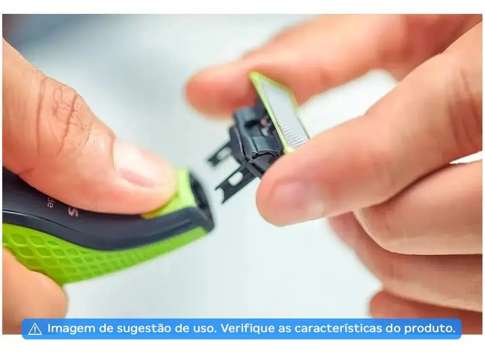 شفرة OneBlade-Philips لتزيين الذكور ، وحدتين