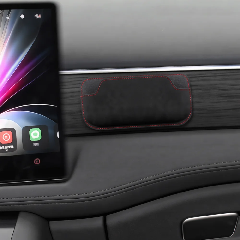 Phone Accessories Receipt - Contenitore Multifunzionale per Auto in Pelle