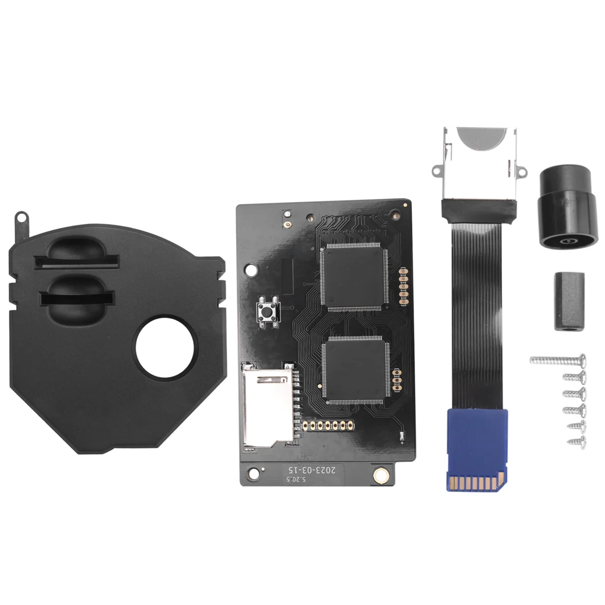 A45U Für GDEMU V5.20.5 Optisches Laufwerk Emulation Board Kit für Dreamcast GDU DC VA1 Konsole SD Extension Schwarz