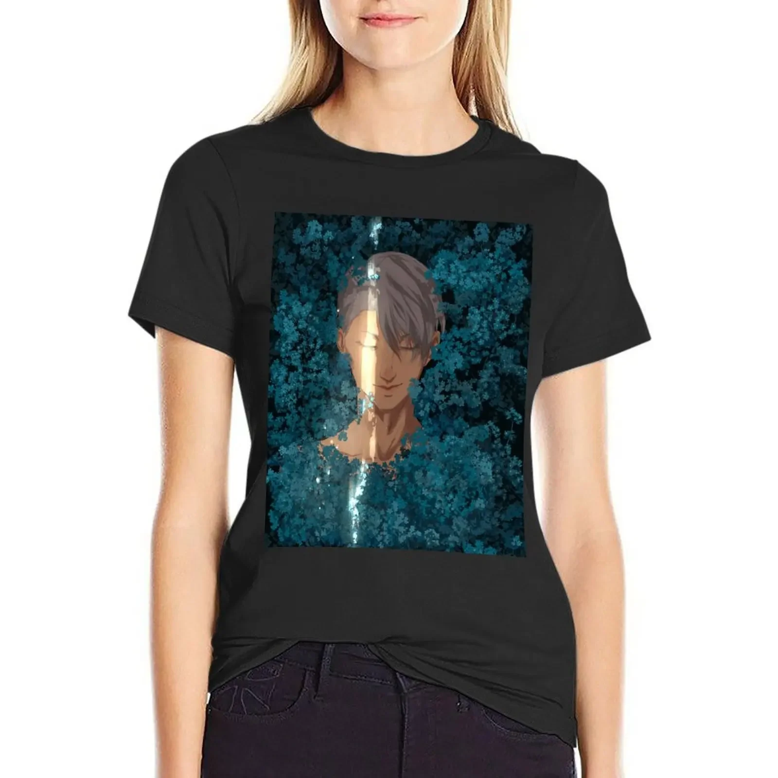 

surrounded by forget me nots T-Shirt vintage clothes plus sizes quick-drying Short sleeve tee Women t-shirts