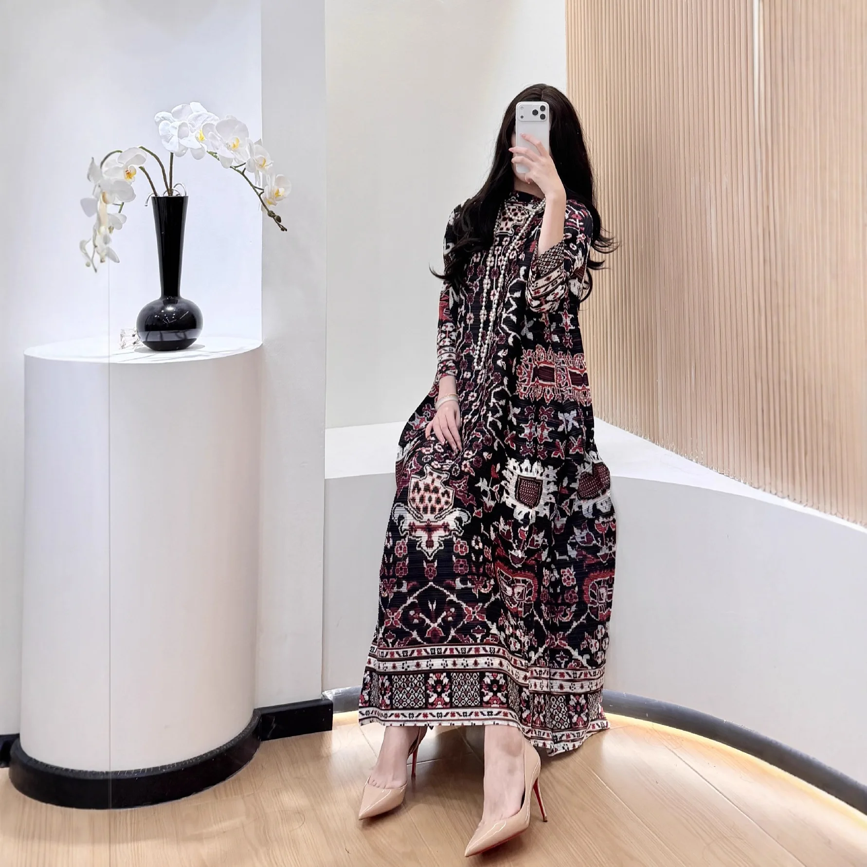 

Ид женское платье Абая исламские вечерние платья мусульманский Джалабия с принтом кафтан Рамадан Абая Vestidos Дубай арабский длинный халат Марокко